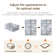 Elroy Modern Abstract Machine Washable Area Rug with Non-Slip Backing