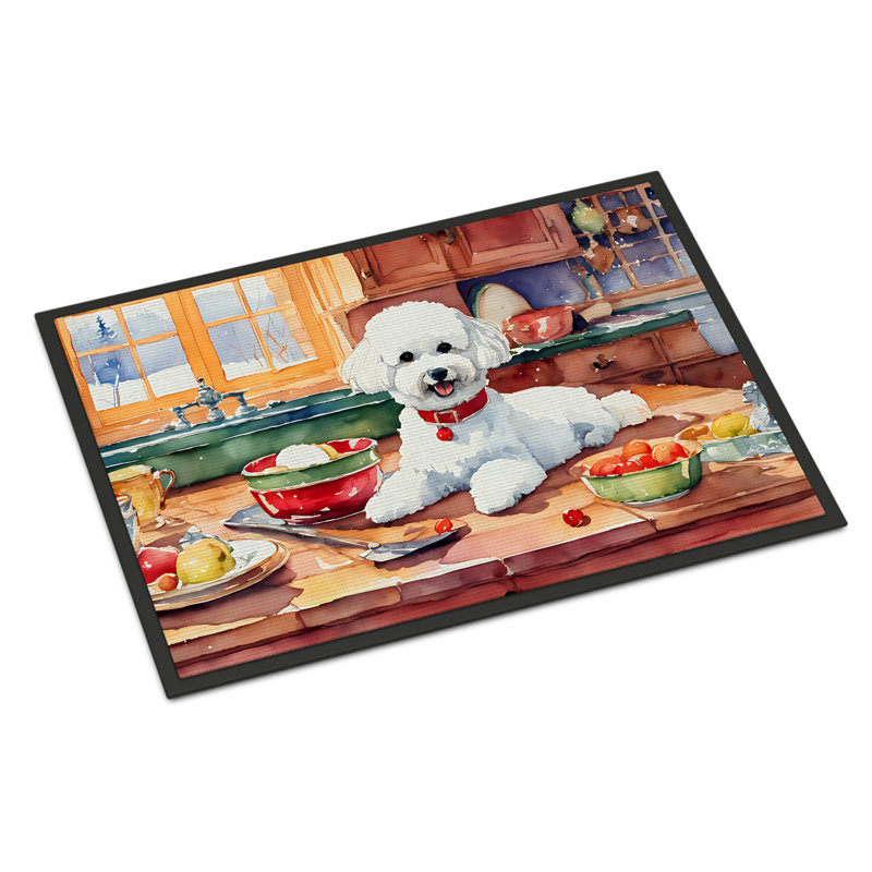 Junya Non-Slip Christmas Doormat, 24" W x 36" L