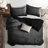 Gray Microfiber Coverlet / Bedspread Set-63928066