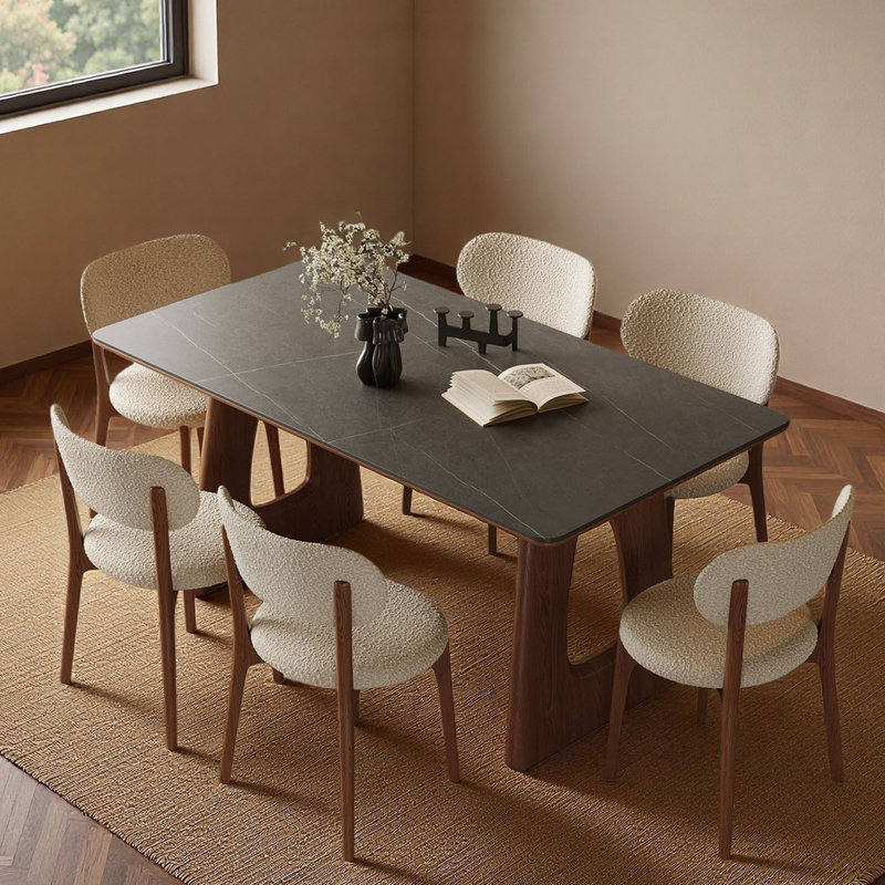 Table de salle à manger moderne Modern, H 29,5 po x L 55,1 po x l 31,5 po