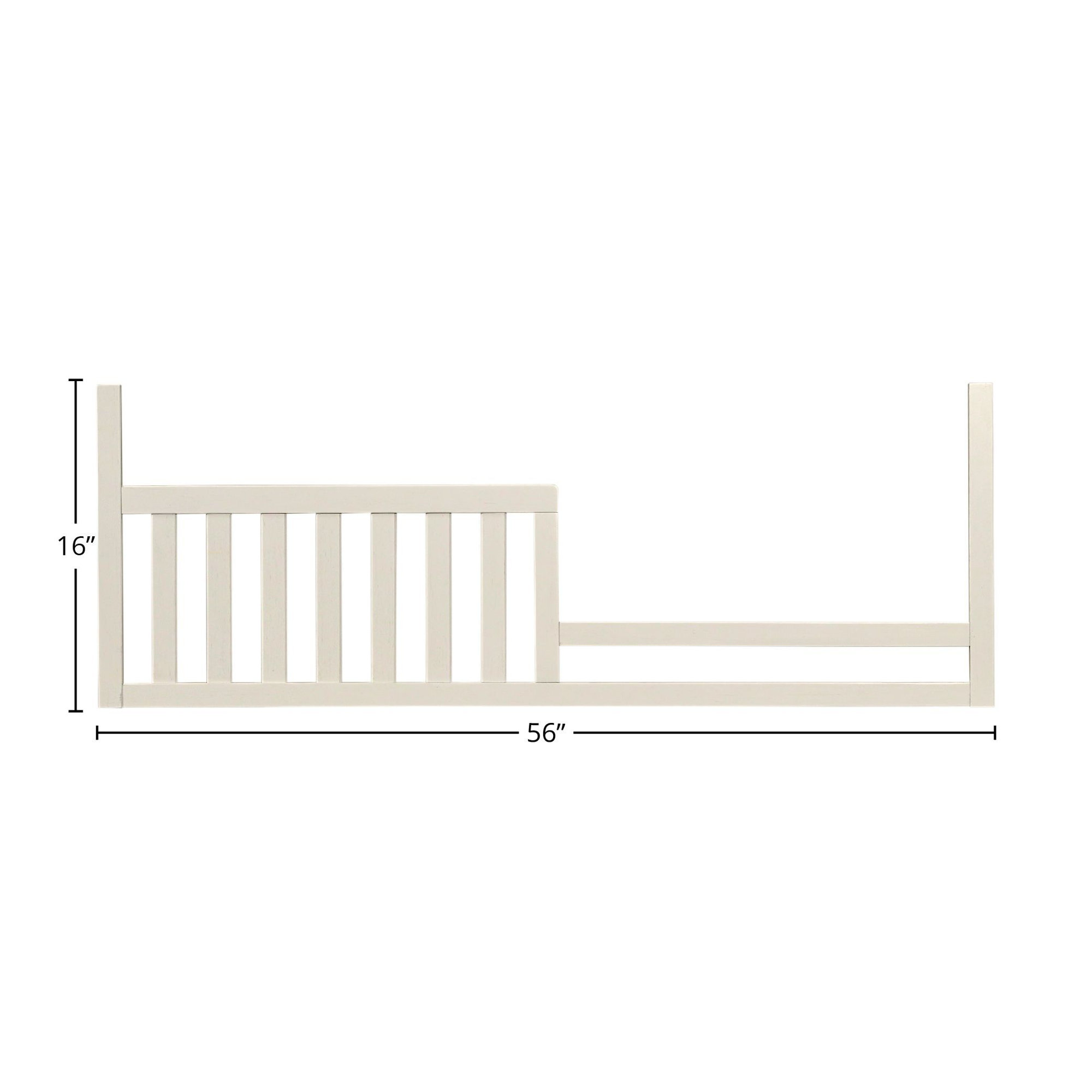 Charter Toddler Bed Rail, Chalk