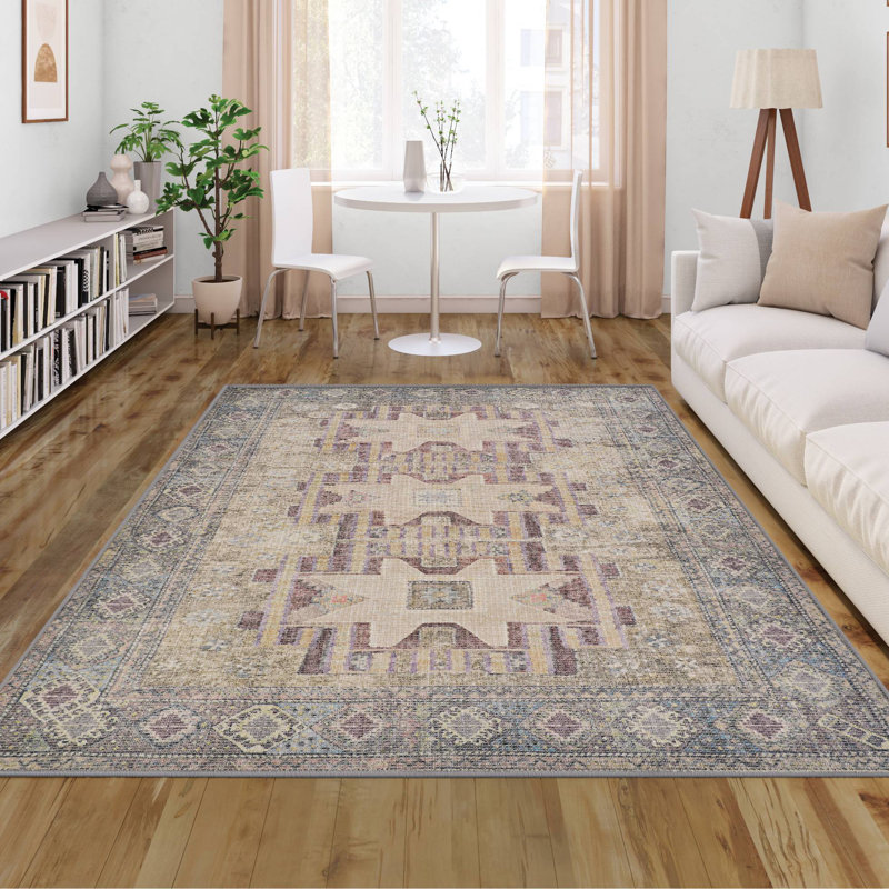 Tapis d'intérieur Lamentin Karaja, Rectangle de 5 pi x 8 pi