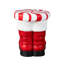 Tabouret ou table d'appoint 14,5 "H Christmas MGO Peppermint