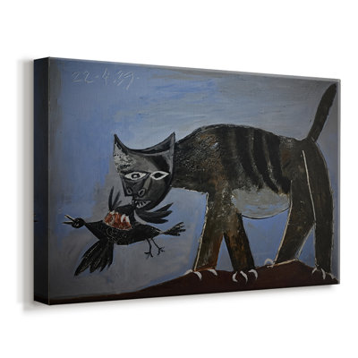 Cat Devouring a Bird-Pablo Picasso-Gallery Wrapped Canvas-1939