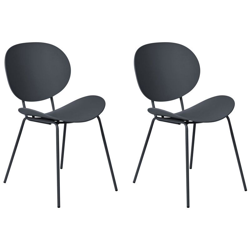Lakra 44cm H Side Chair, Black