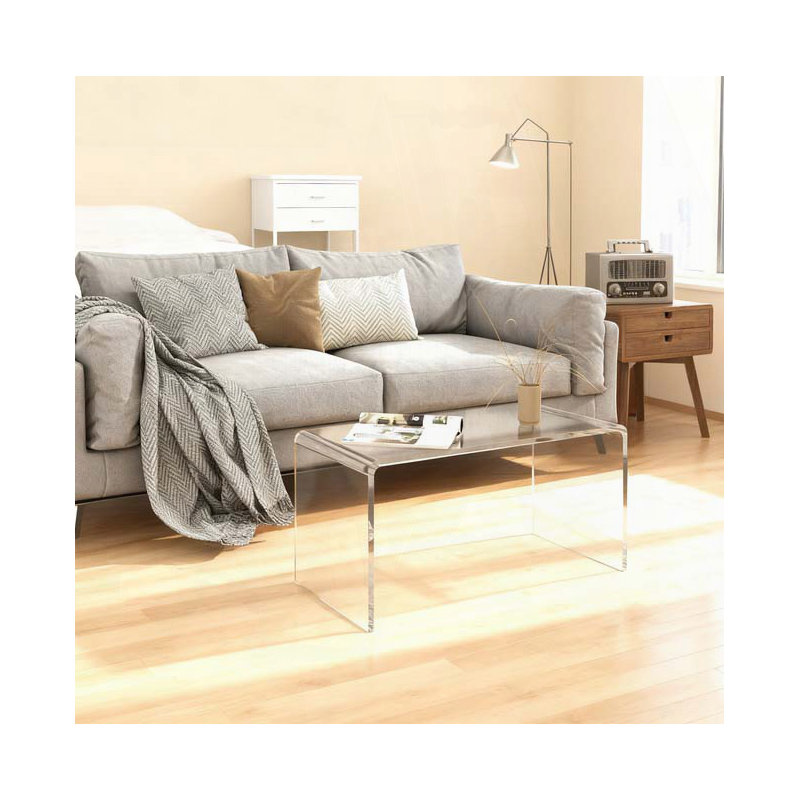 Table basse en acrylique Clear Waterfall
