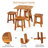 Catinna Patio 5 Piece Dining Set