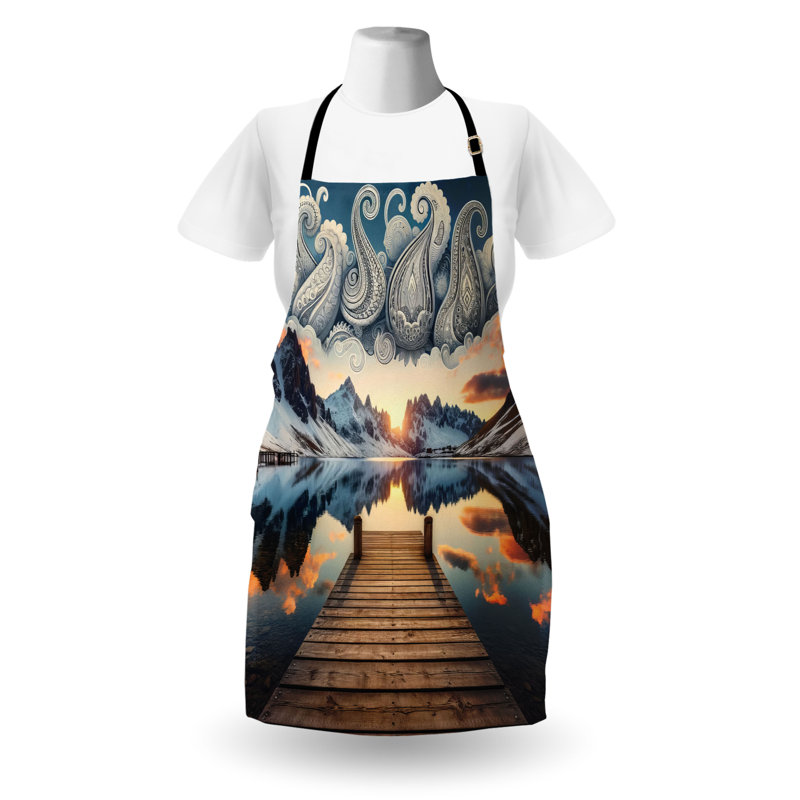 No Pattern Bib Apron