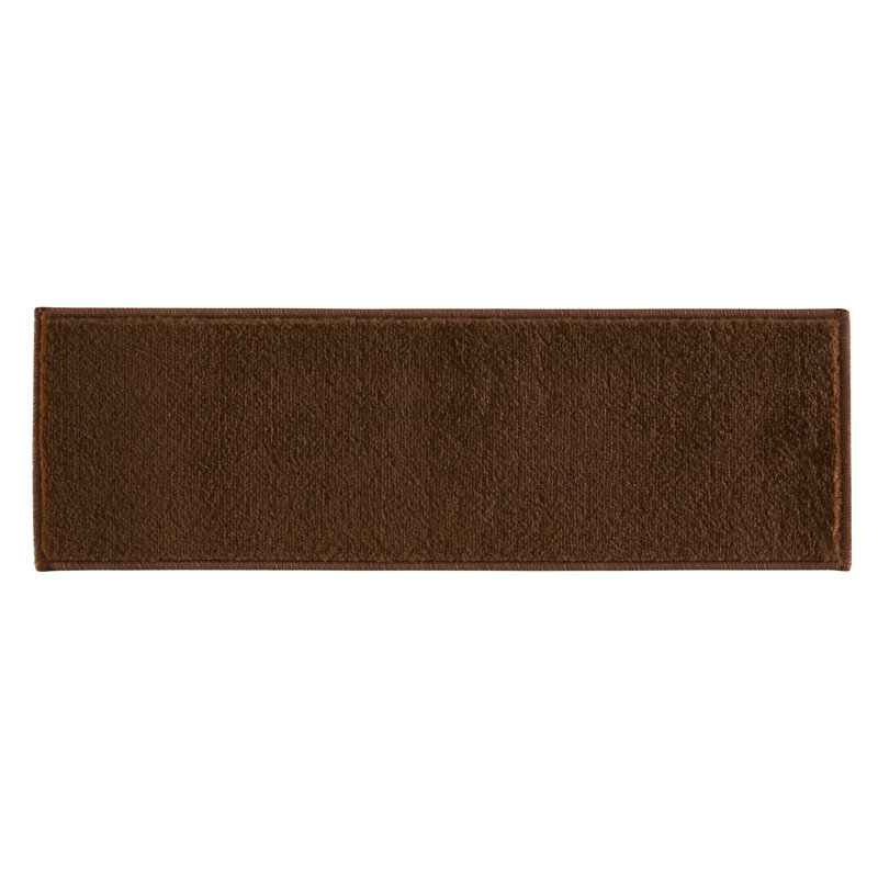 Tapis d'escalier antidérapant Earnestean, Brun, 13