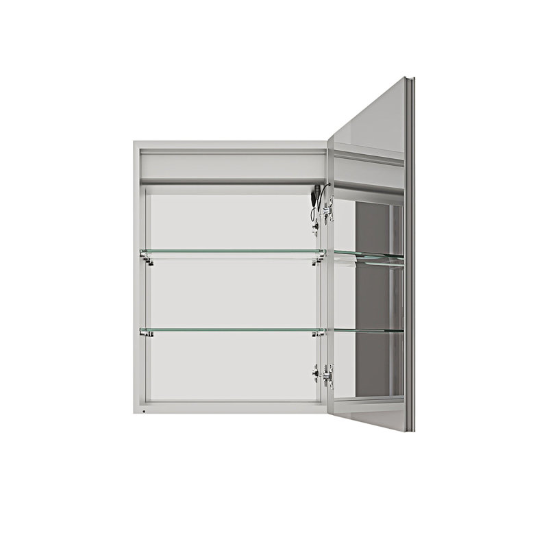 Armoire à pharmacie de salle de bain avec miroir à DEL, armoire d'entrée