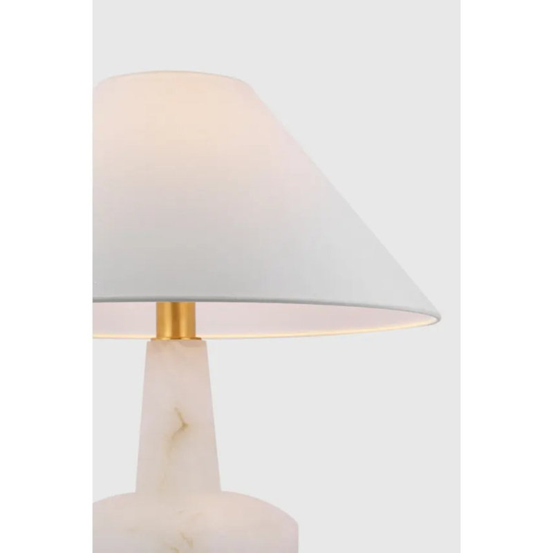 Paros Table Lamp, Alabaster