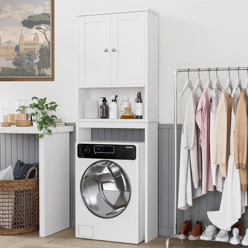Armoire de rangement au-dessus de la toilette, White