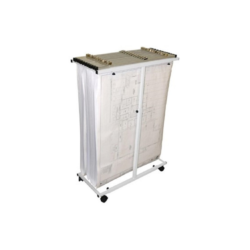 Classeur vertical vertical, Blanc