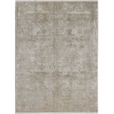Windsom Hand-Knotted High-Quality Beige and Brown Area Rug