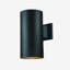 Applique murale cylindrique en aluminium 1 lumière H 12 po pour l'intérieur ou l'extérieur 1 lumière-24080414-24080411