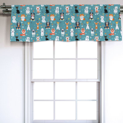 Sateen Ruffled Window Valance