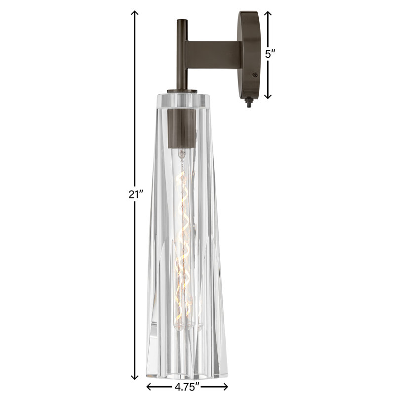 Cosette Steel Metal Armed Sconce