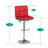 Swivel and Height Adjustable Leather Barstools-1641751573