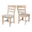 Chaise en bois massif Cosandra