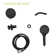 Multi Function Dual Shower Head - Shower System With 4.7" Rain Showerhead, 8-Function Hand Shower