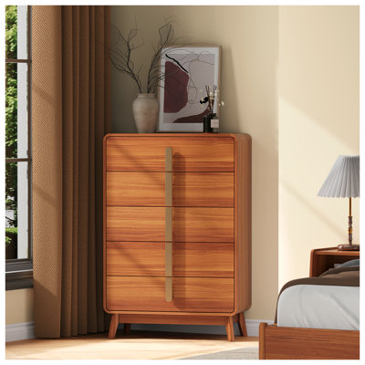 Mid Century Modern 5 Drawer Dresser