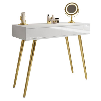 Huntland 100cm Gloss Top Console Table