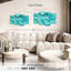 Avery turquoise abstrait-108746990