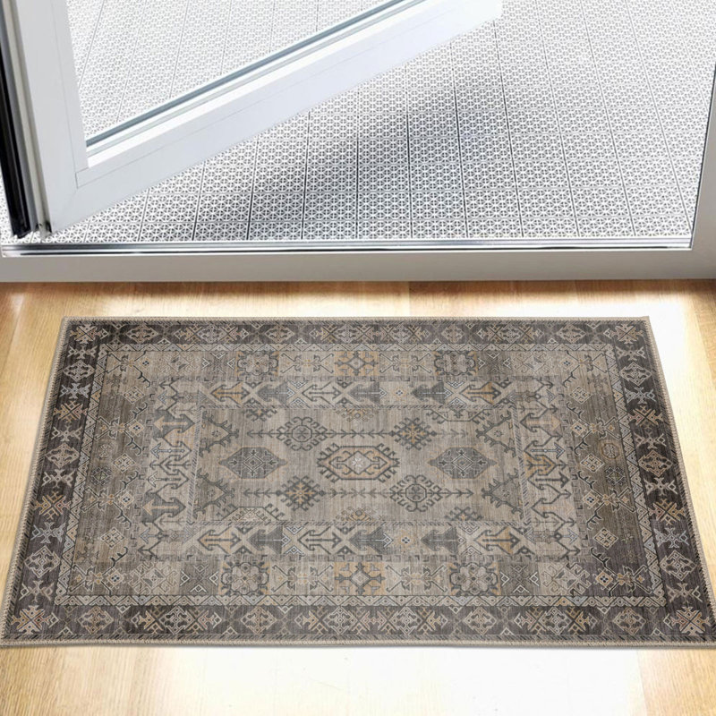 Coffee Baola Traditional Vintage Tribal Pattern Design Area Rugs for Living Room Bedroom  Dining Area, Rectangle 2' x 3'