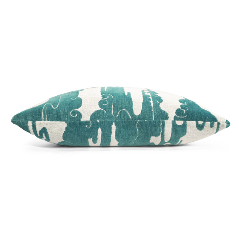 Clouds Square Pillow Cover & Insert, Lagoon