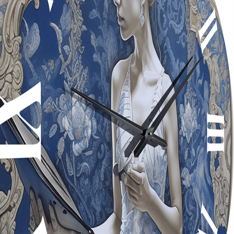 Horloge murale élégante, H 16 po x l 16 po