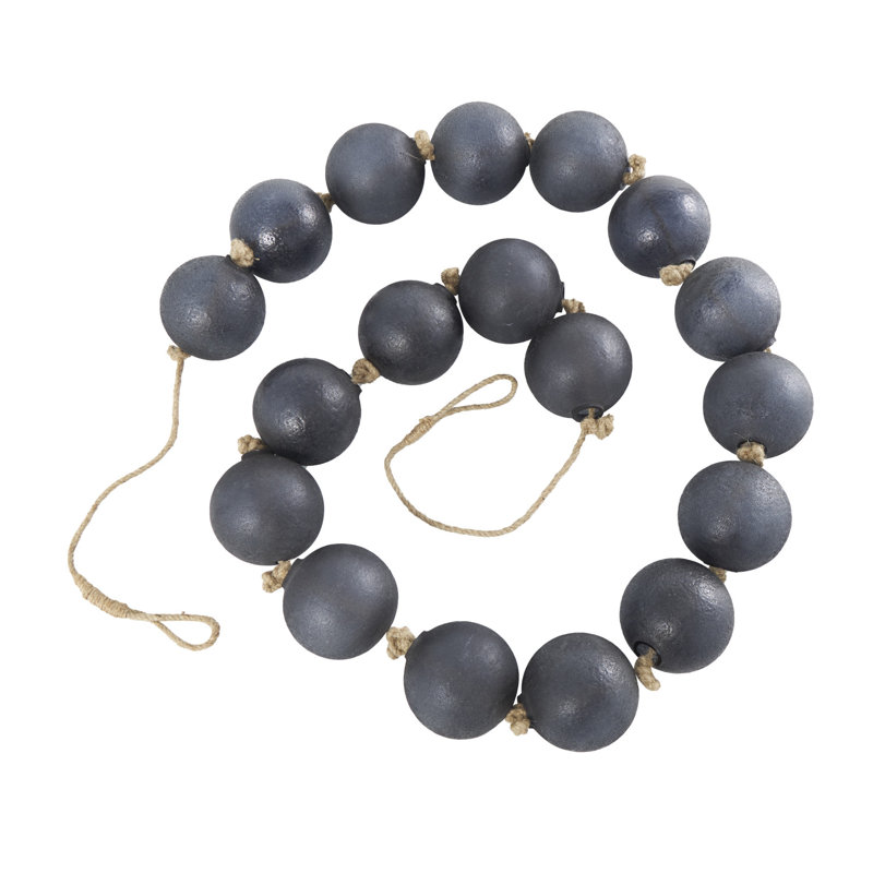 Guirlande Pearl, L 91 po, Noir