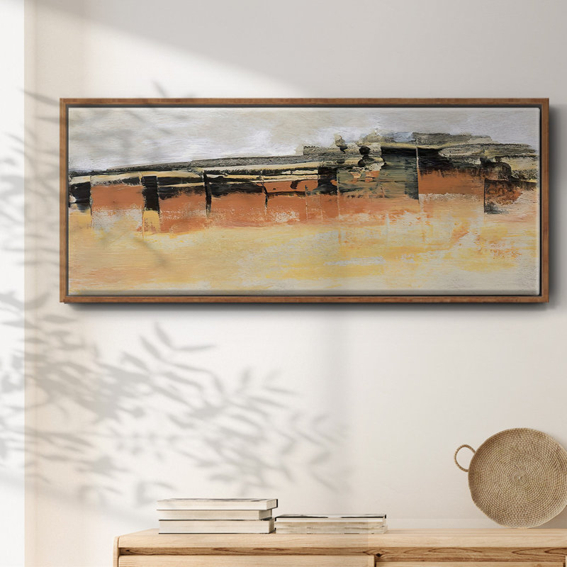 Bridges Ochre II - Framed Canvas