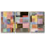 Ensemble de 3 blocs primaires I encadrés sur toile-97710745-97710743