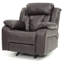 Fauteuil inclinable Daria, brun foncé-249964995
