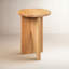 Shayne Solid Wood Abstract End Table-675131588