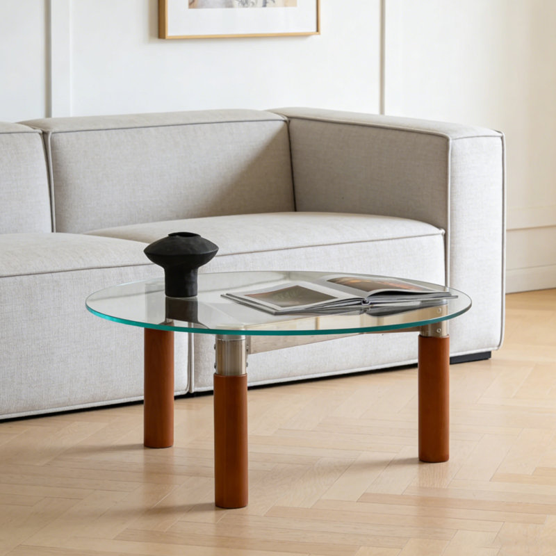 Exquisite Modern Round Coffee Table 33.46in