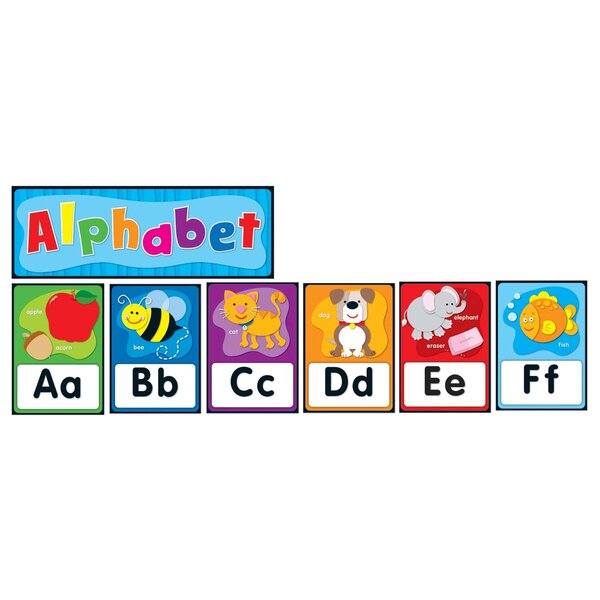 Carson Dellosa Publications Alphabet Quick Stick Bulletin Board Cut Out ...