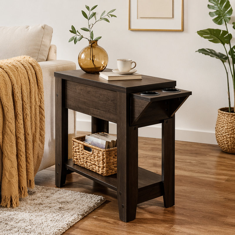 Table d'appoint polyvalente avec construction durable et attrait élégant pour n'importe quelle pièce
