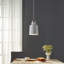 Clark 1 - Light White Single Pendant