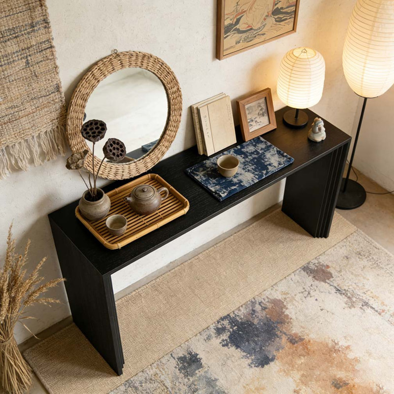 Console de style moderne, Noir
