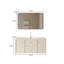 Meuble-lavabo mural 47,24 po en bois d'hévéa avec miroir-2116409552