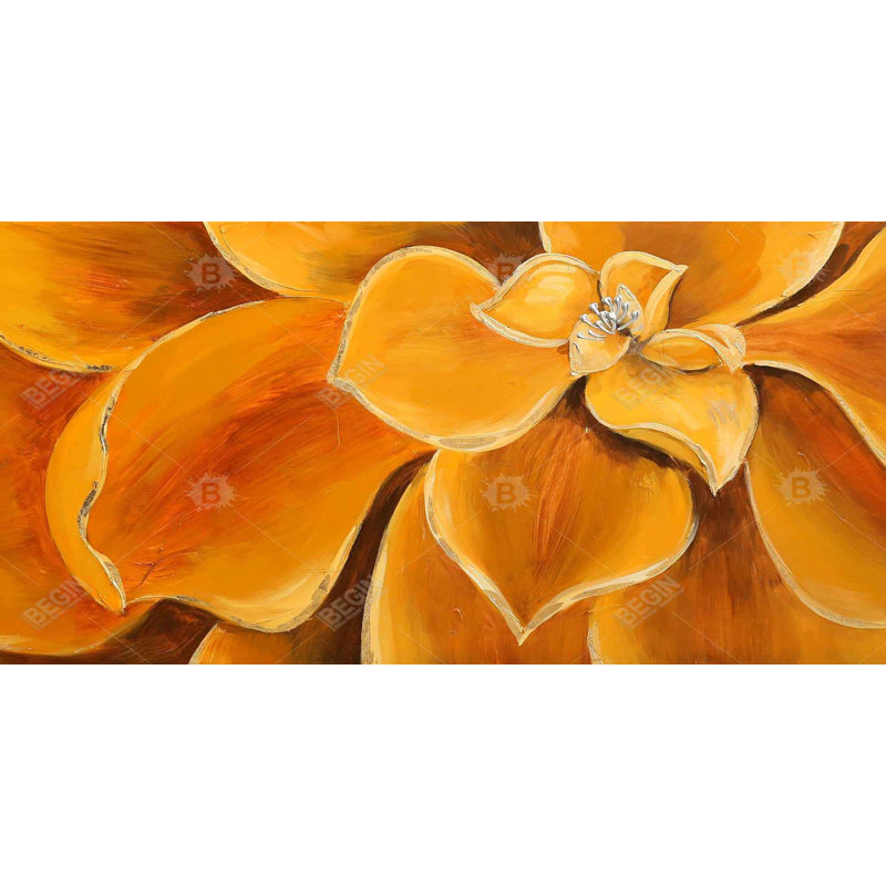 flower closeup - 15.75"x31.50" Desk mat