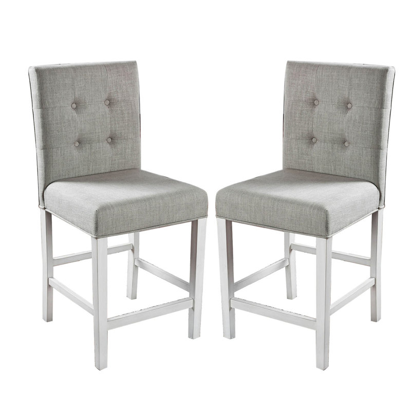 Ensemble de chaises de salle à manger à hauteur de comptoir 2 pièces.