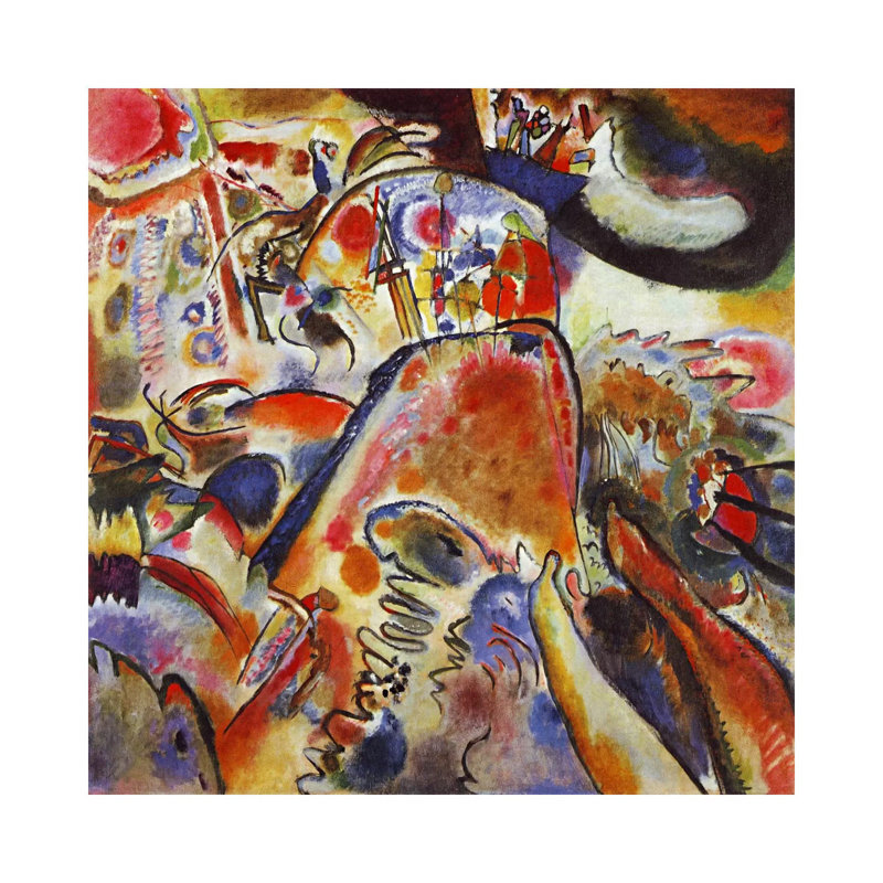 Small Pleasures by Wassily Kandinsky - Wrapped Canvas Painting, 45.72 cm H x 45.72 cm W x 1.91 cm D