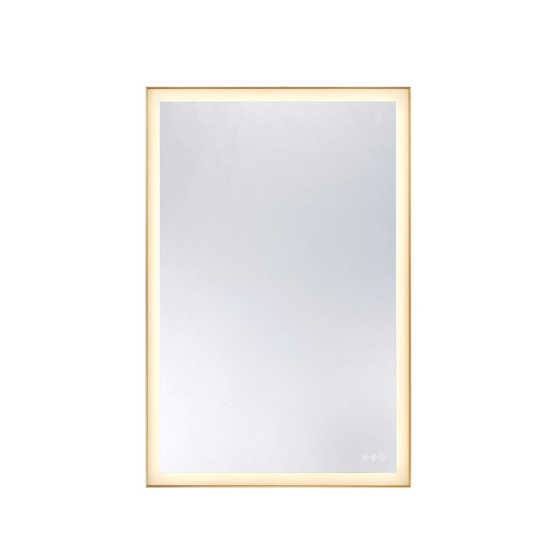 Miroir Zav, Doré, 32 po x 48 po