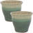 Ailynn Round Imperial Ceramic Outdoor Planter-1857609948-1857609946
