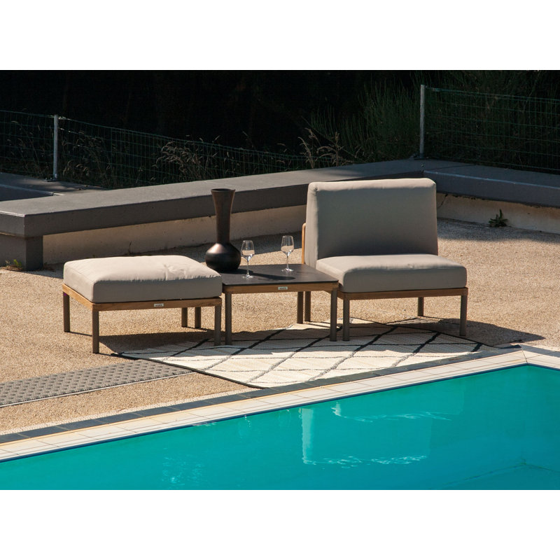 Remie Square Teak Outdoor Coffee Table , 68cm cm W 68cm cm D