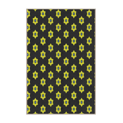 Tapis jaune / noir Power Loom