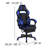 Inbox Zero Adjustable Ergonomic Faux Leather Swiveling PC & Racing Game Chair-1948217274