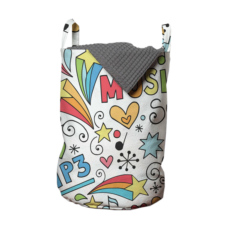 Fabric Laundry Bag with Handles